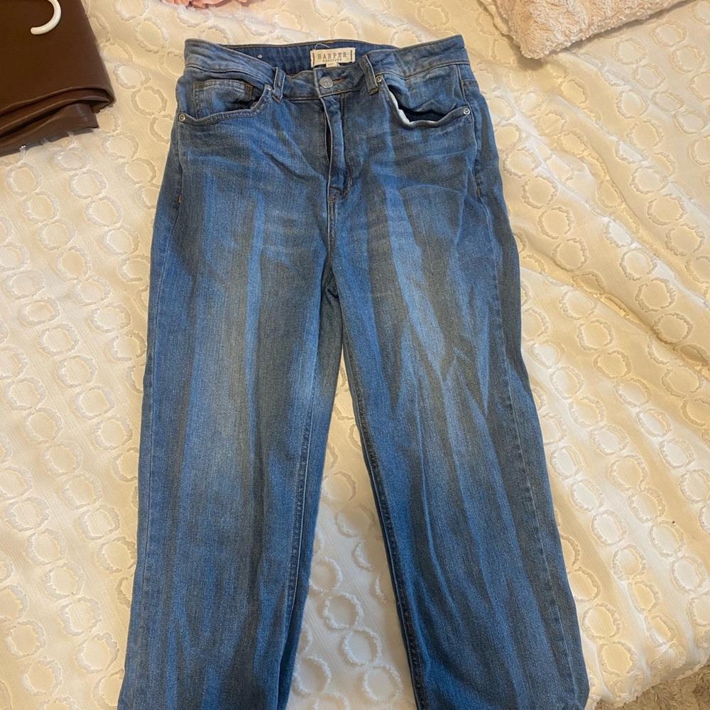 Straight leg jeans